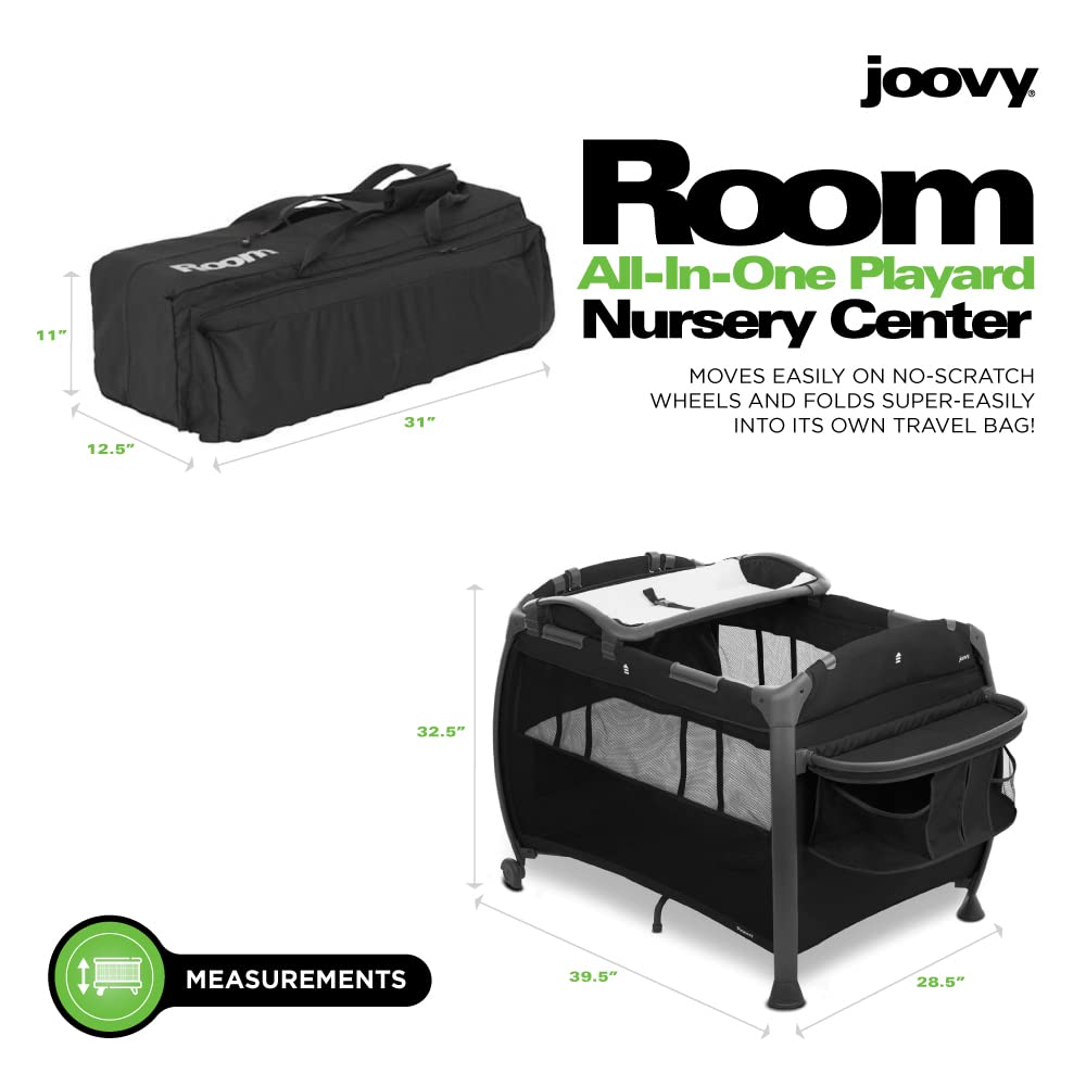 Black Playard, Bassinet, Changing Table P42117