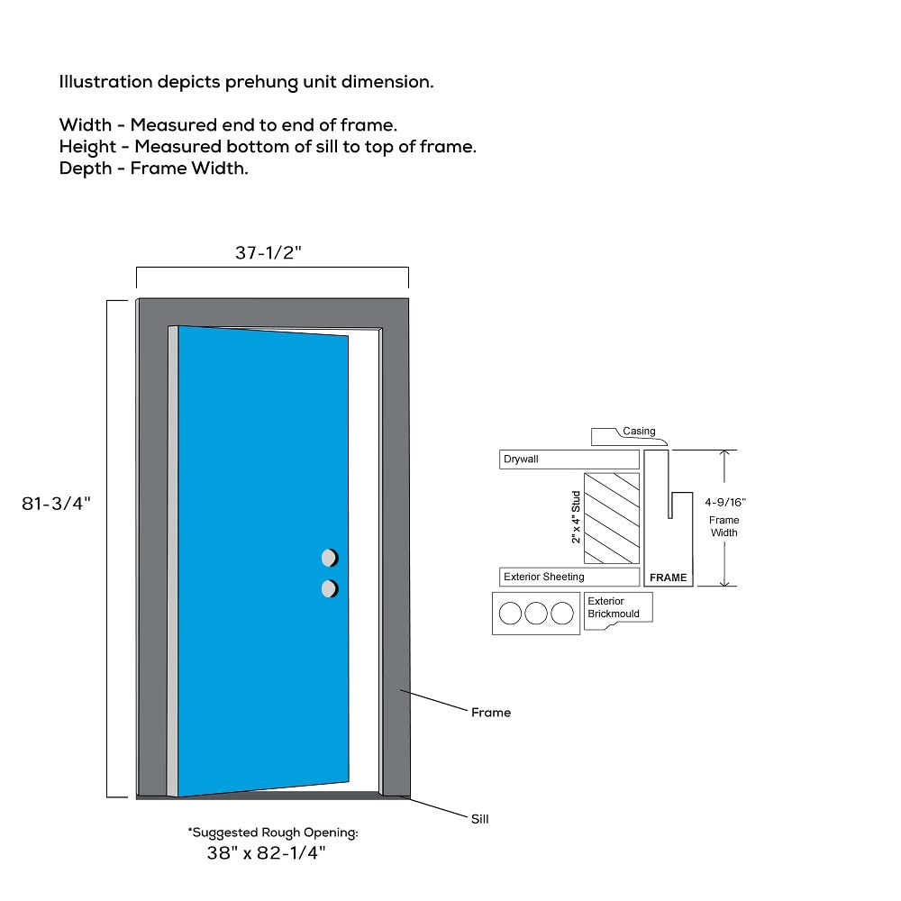Fiberglass Smooth Primed Left Hand In-Swing Prehung Front Door 15 Lite Clear Glass 36" x 80" Z500