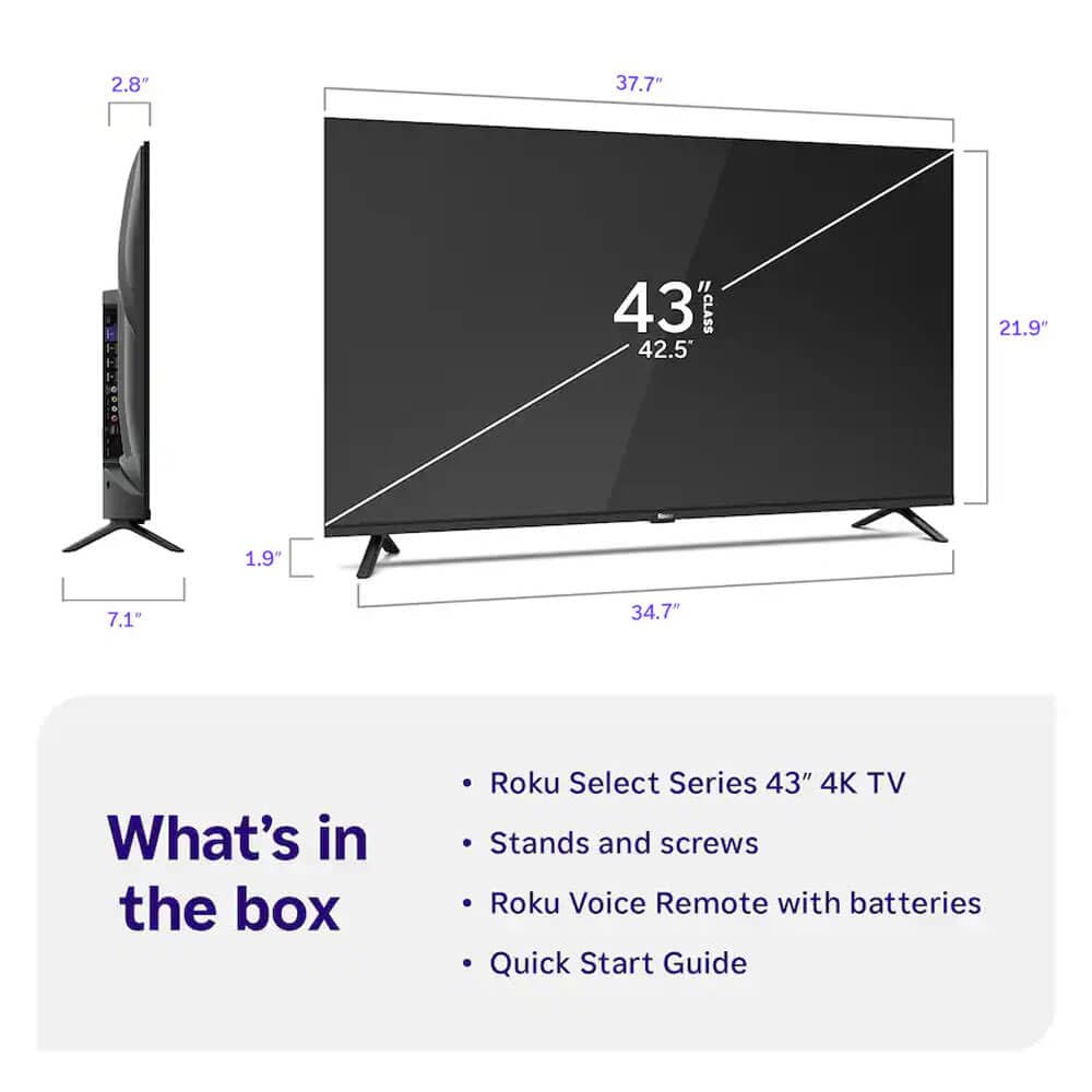 43" 4K Smart TV K680940