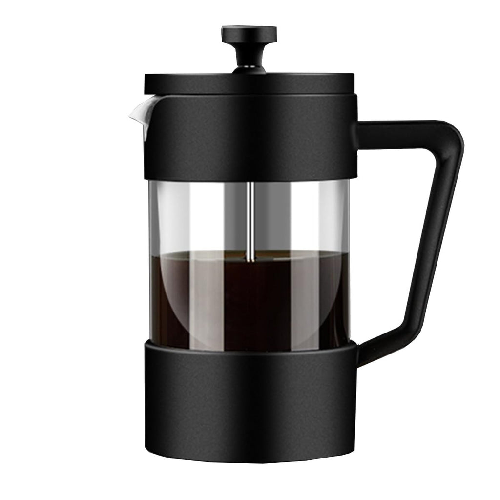 French Press Coffee Maker with 3-level Filter System, Stainless Steel, Borosilicate Glass, 1000ml V134392