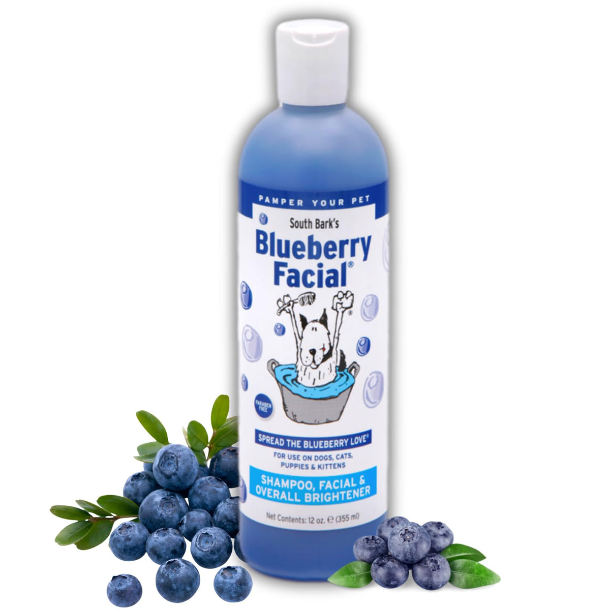 Blueberry Pet Shampoo 12 oz J3589