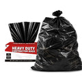 55 Gallon 2 Mil Black Heavy Duty Trash Bags, 20 Count C1645