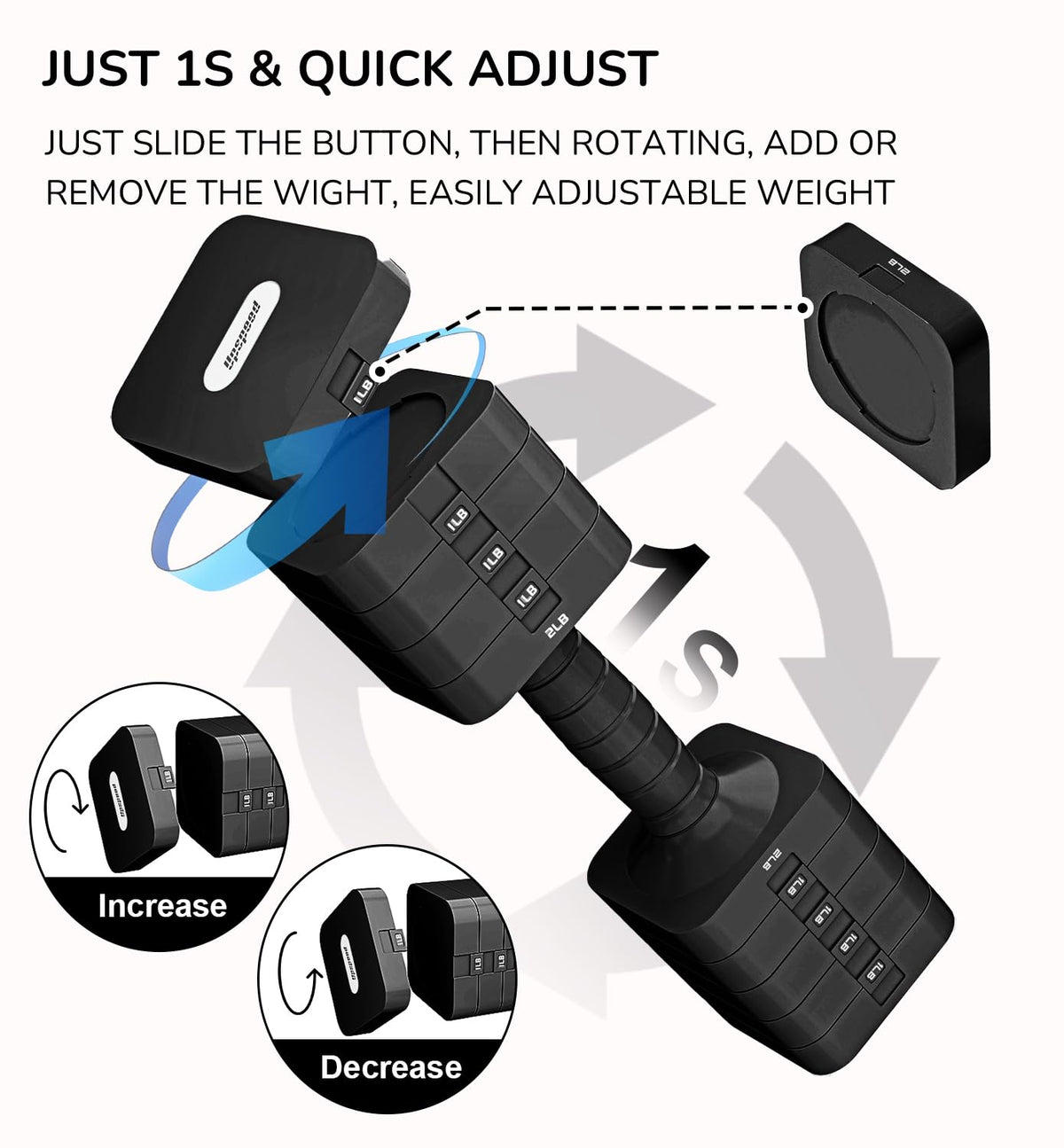 Adjustable Dumbbell Set 10 lb R59833