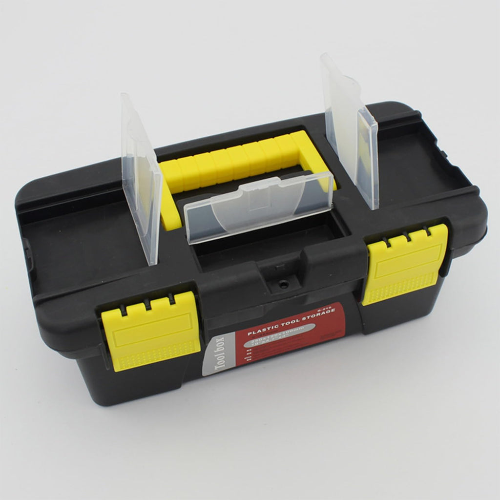 10" Plastic Tool Box with Removable Tool Tray G908