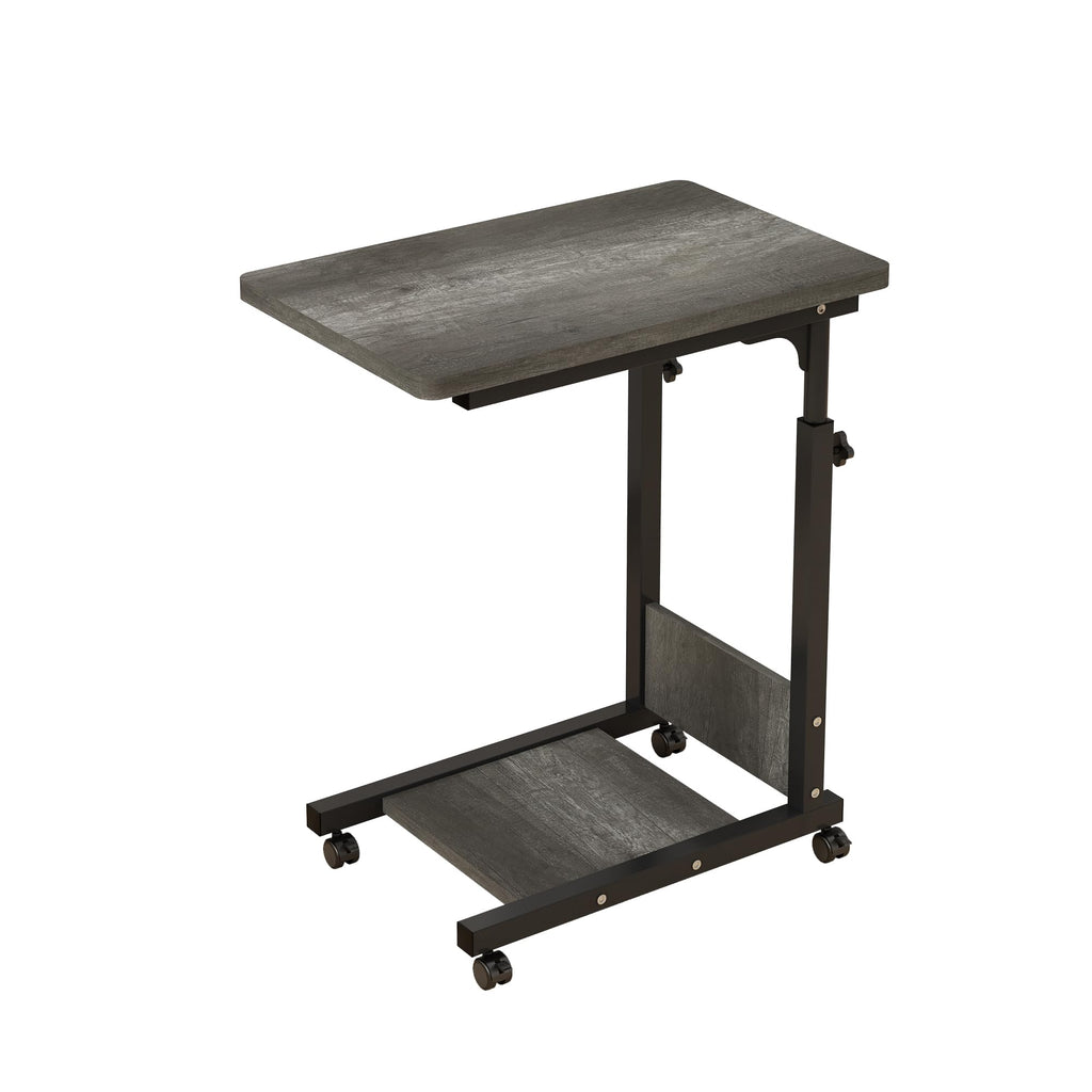 Adjustable Height C Table with Wheels and Storage V946347