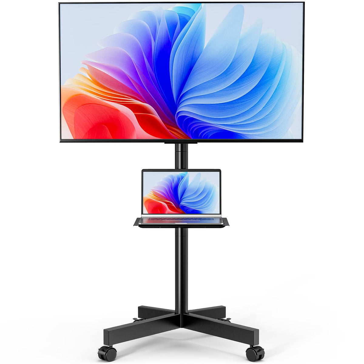 Mobile TV Stand for 23-65 Inch Flat Curved Screen TVs Z823