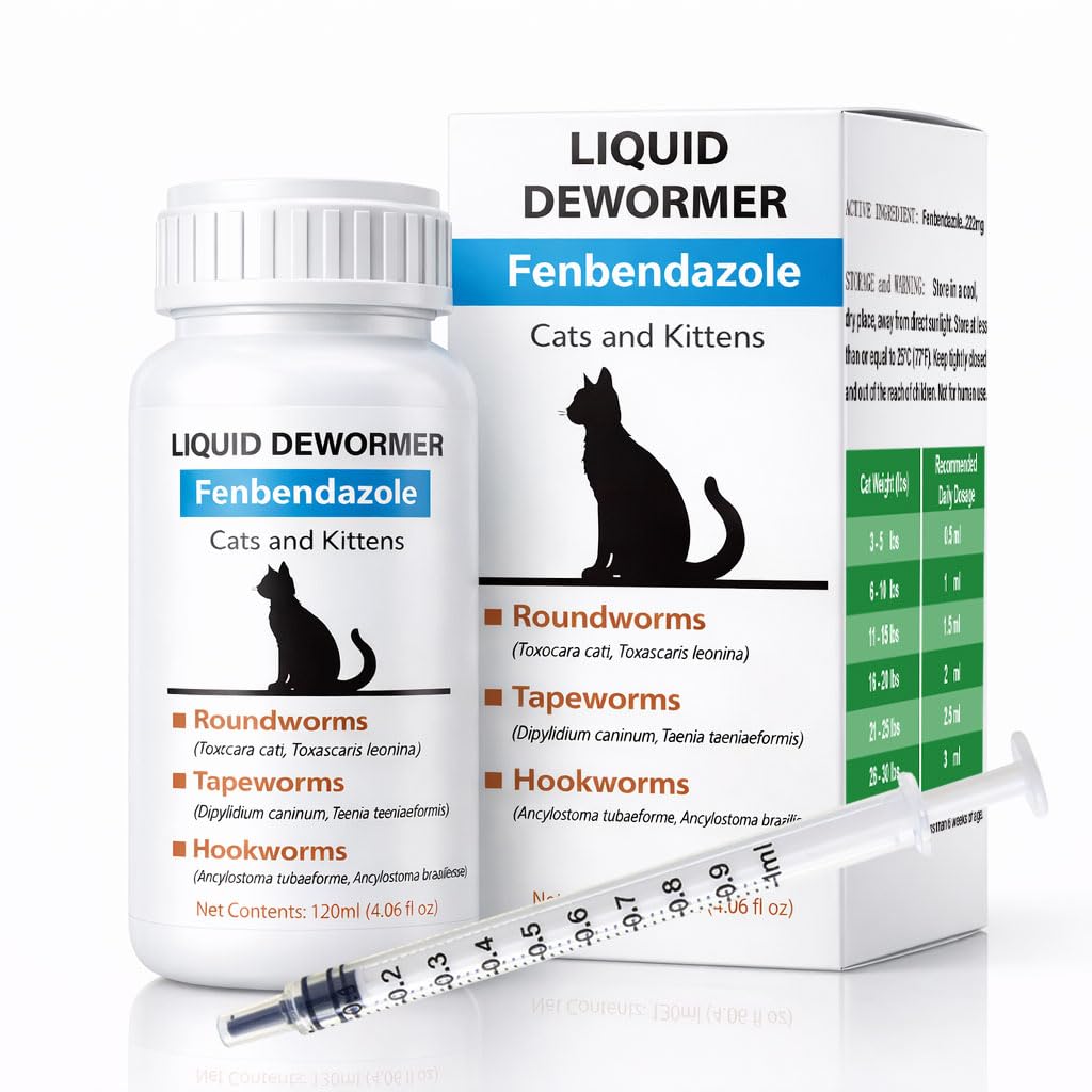 Liquid Dewormer for Cats & Kittens 4.06 oz J417