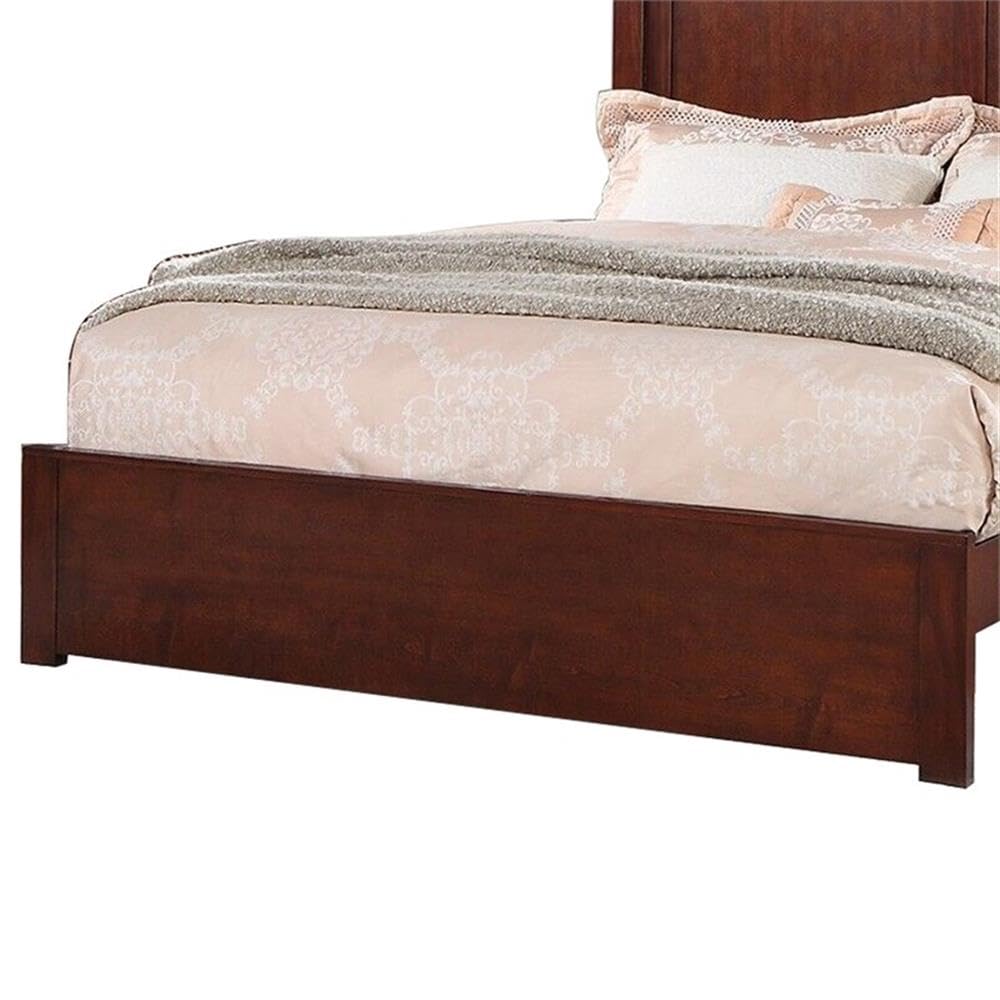 California King Solid Wood Platform Bed with Underbed Storage E3785