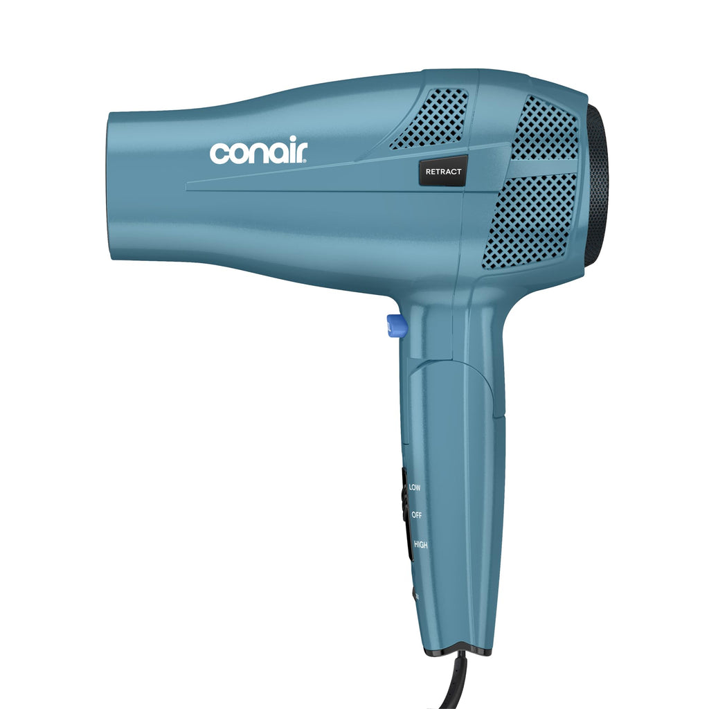 Blue 1875W Dual Voltage Folding Travel Hair Dryer R911096