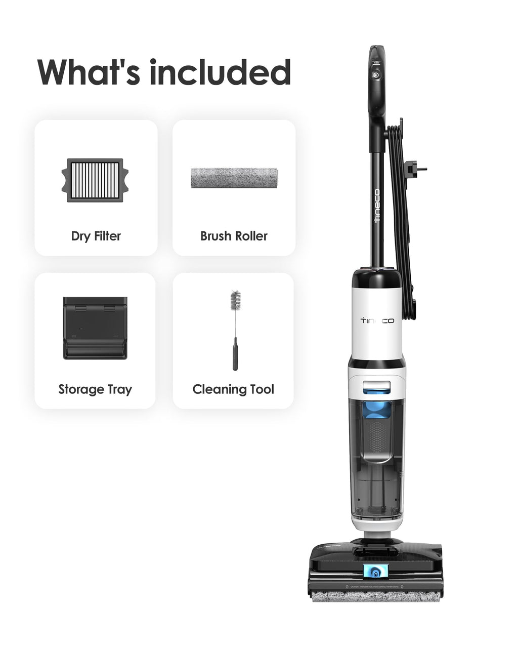 3-in-1 Wet Dry Vacuum Mop with Steam Function M578