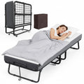 Folding Bed with Mattress 75 x 31 Inch Twin Size E726
