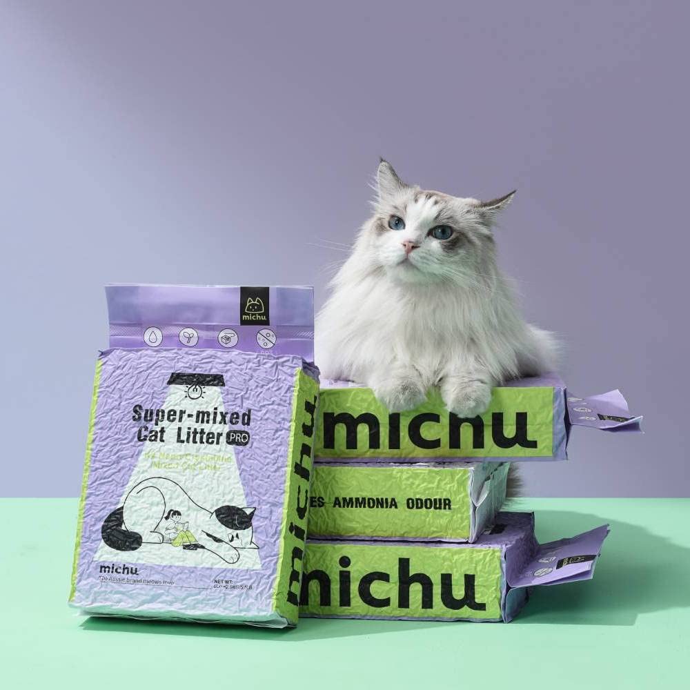 Mixed Tofu Cat Litter 5.5Lb 4 Pack Y687