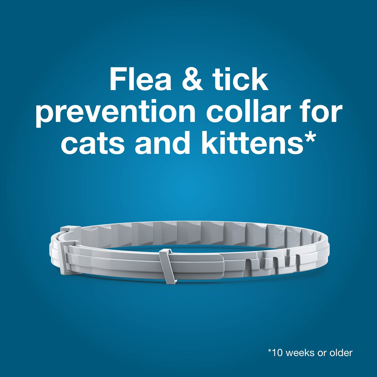 Flea & Tick Treatment & Prevention Collar for Cats 8 Months Pack of 2 V685
