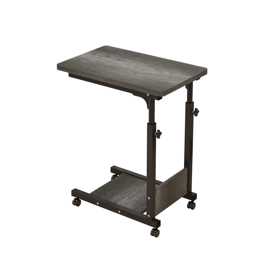 Adjustable Height C Table with Wheels and Storage V946347