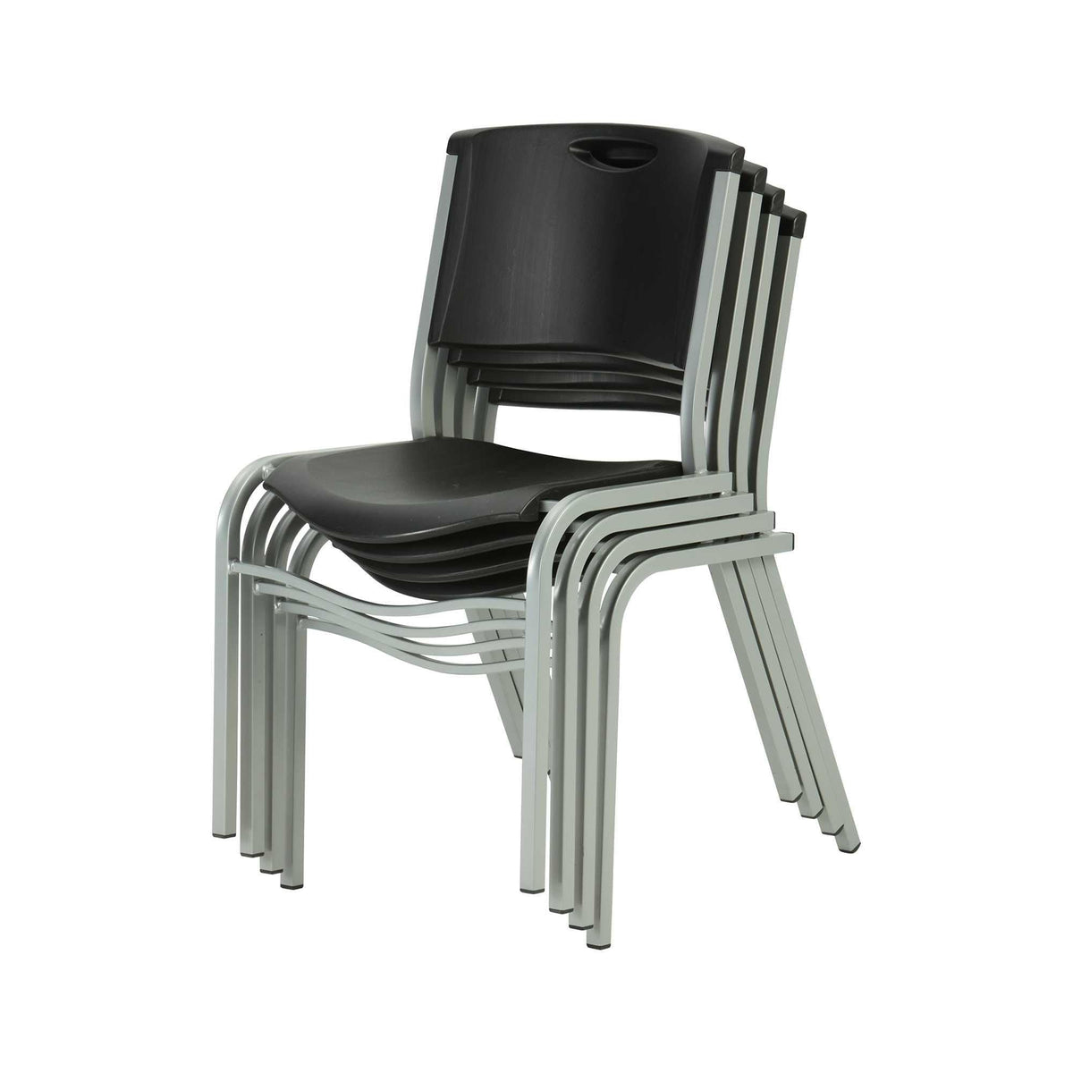 Black Stacking Chair 4 Pack X639