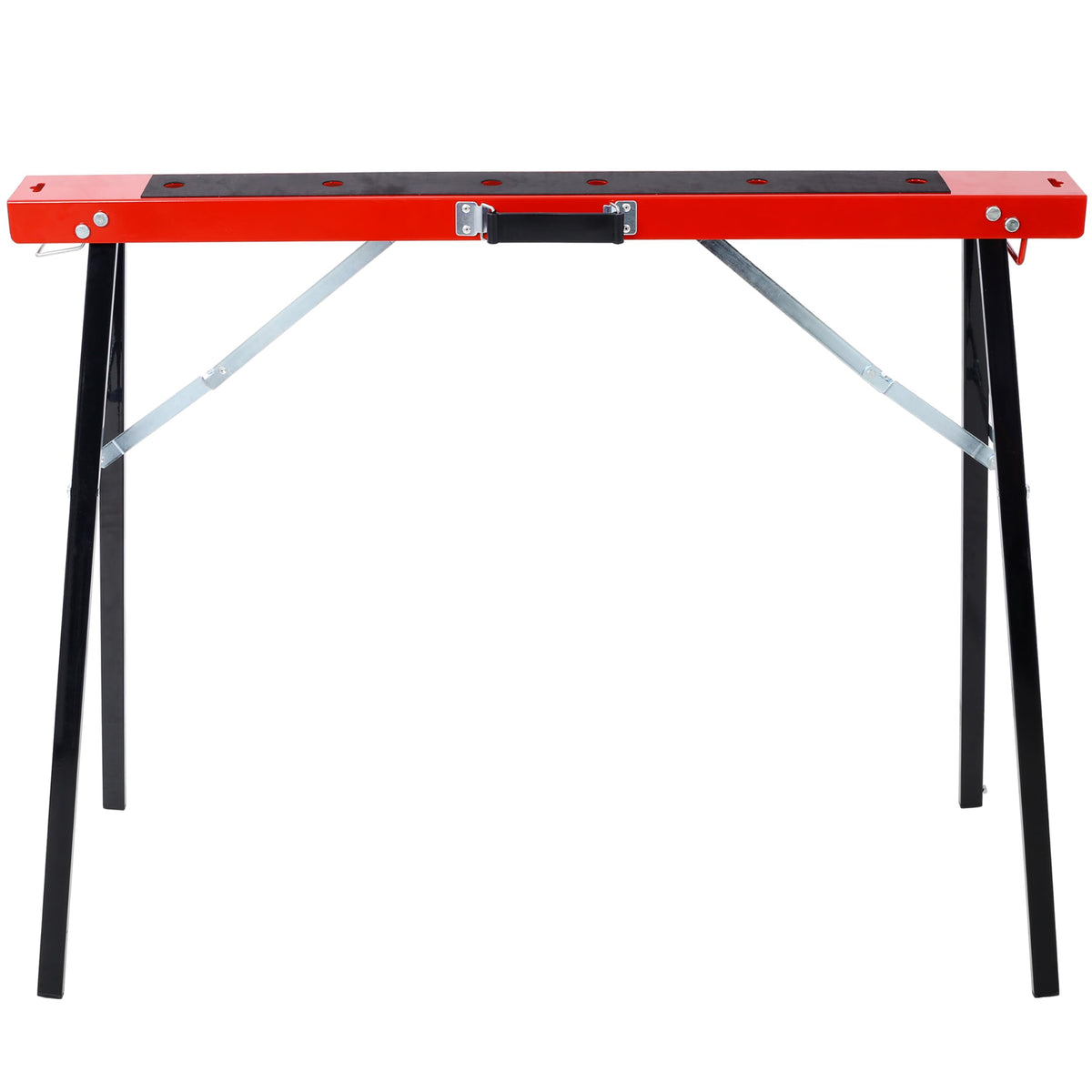 Black and Yellow Steel Folding Sawhorse Set 2-Pack Z4085