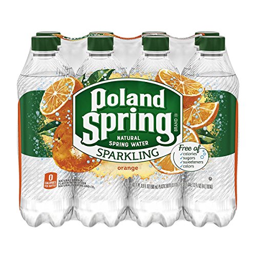 Sparkling Spring Water Mandarin Orange 16.9 Fl Oz 8 Count J682