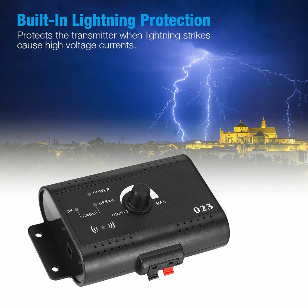Wireless Electric Dog Fence System, In-ground/Aboveground Pet Containment System H9720