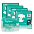 Adult Diapers XSmall 60 Count & Wet Wipes 200 Count K4900