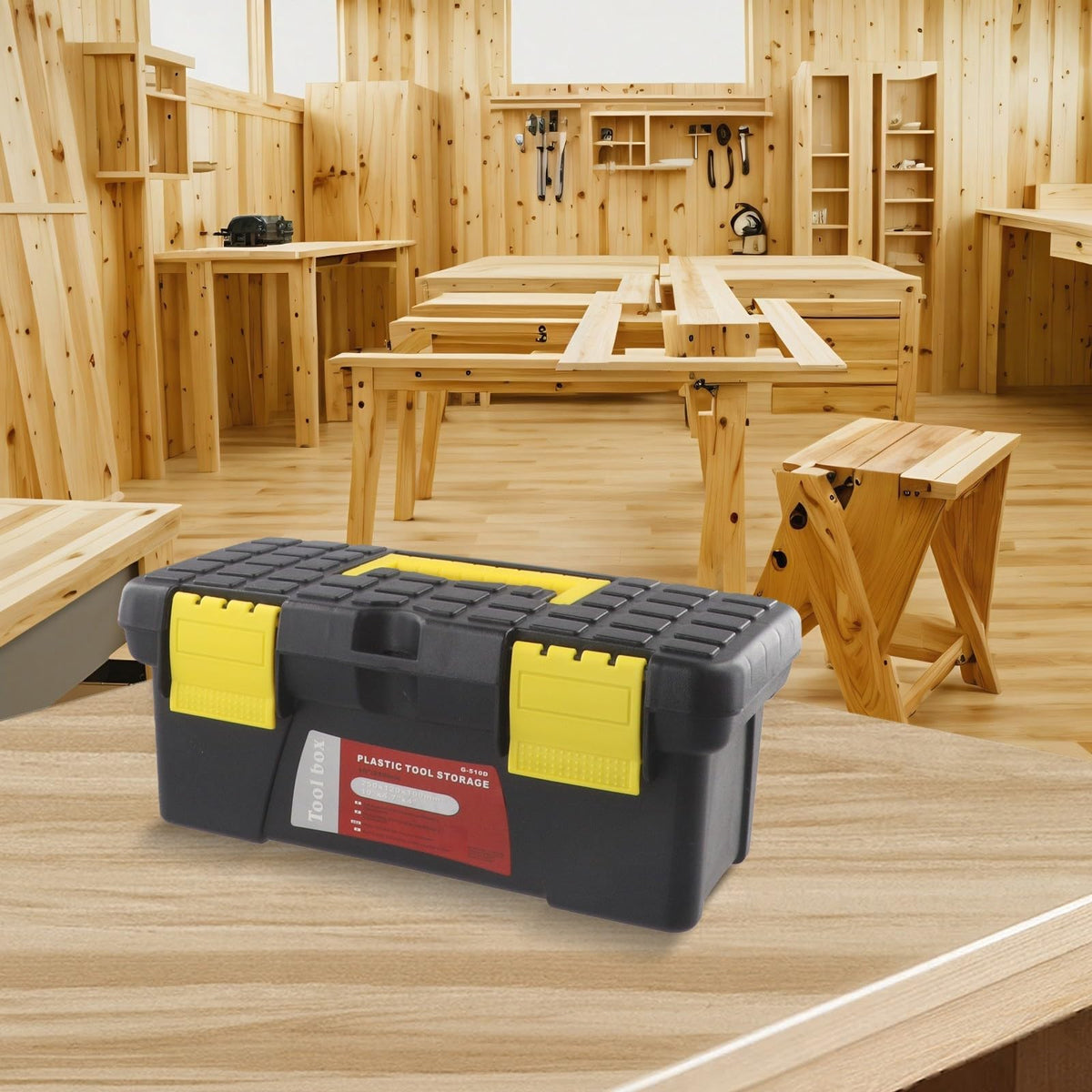 10 Inch Plastic Tool Storage Box W54794