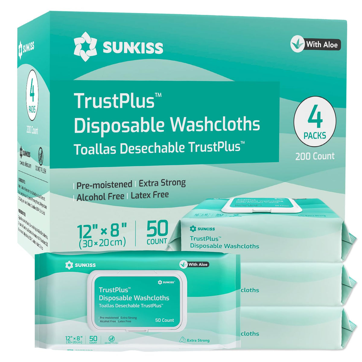 Adult Diapers XSmall 60 Count & Wet Wipes 200 Count K4900