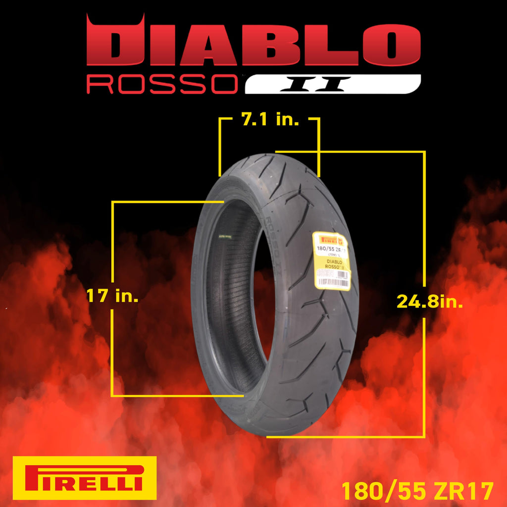 Motorcycle Tire Set 120/70 ZR17 & 180/55 ZR17 S911