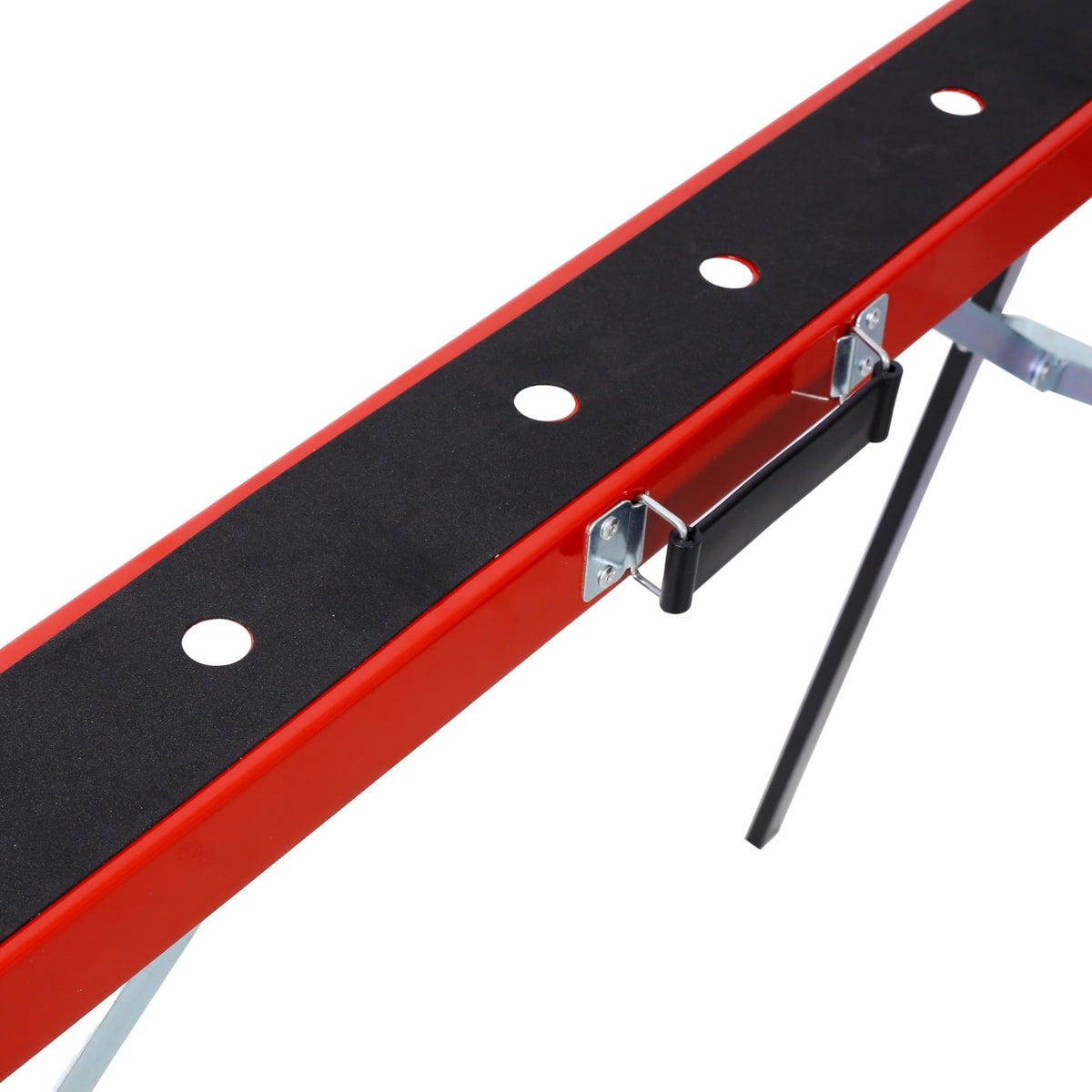 Black and Yellow Steel Folding Sawhorse Set 2-Pack Z4085