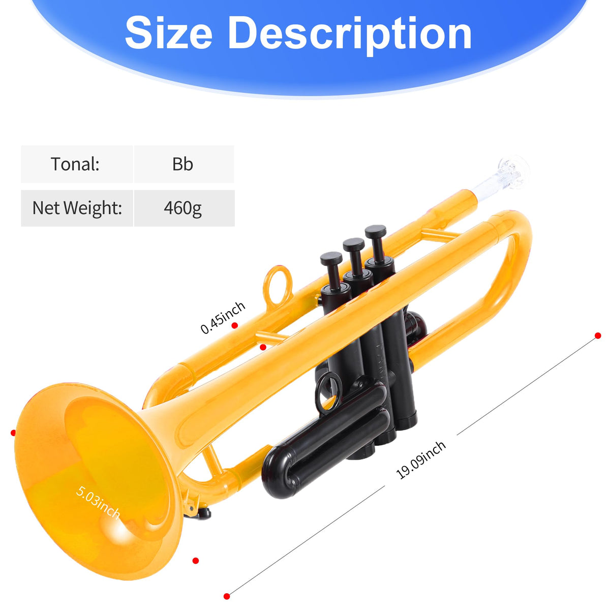 Plastic Bb Trumpet A516