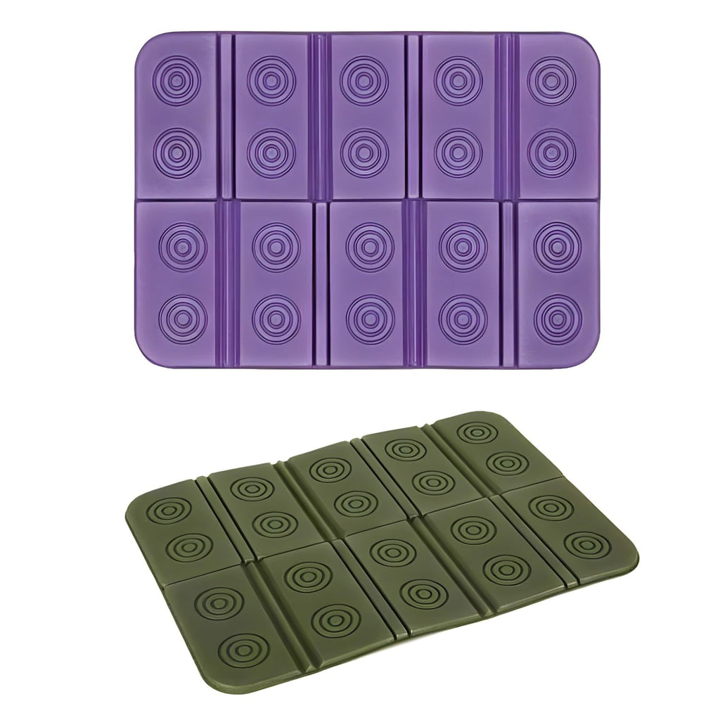 2 Pcs Waterproof Foam Camping Mat and Seat Cushion W8382