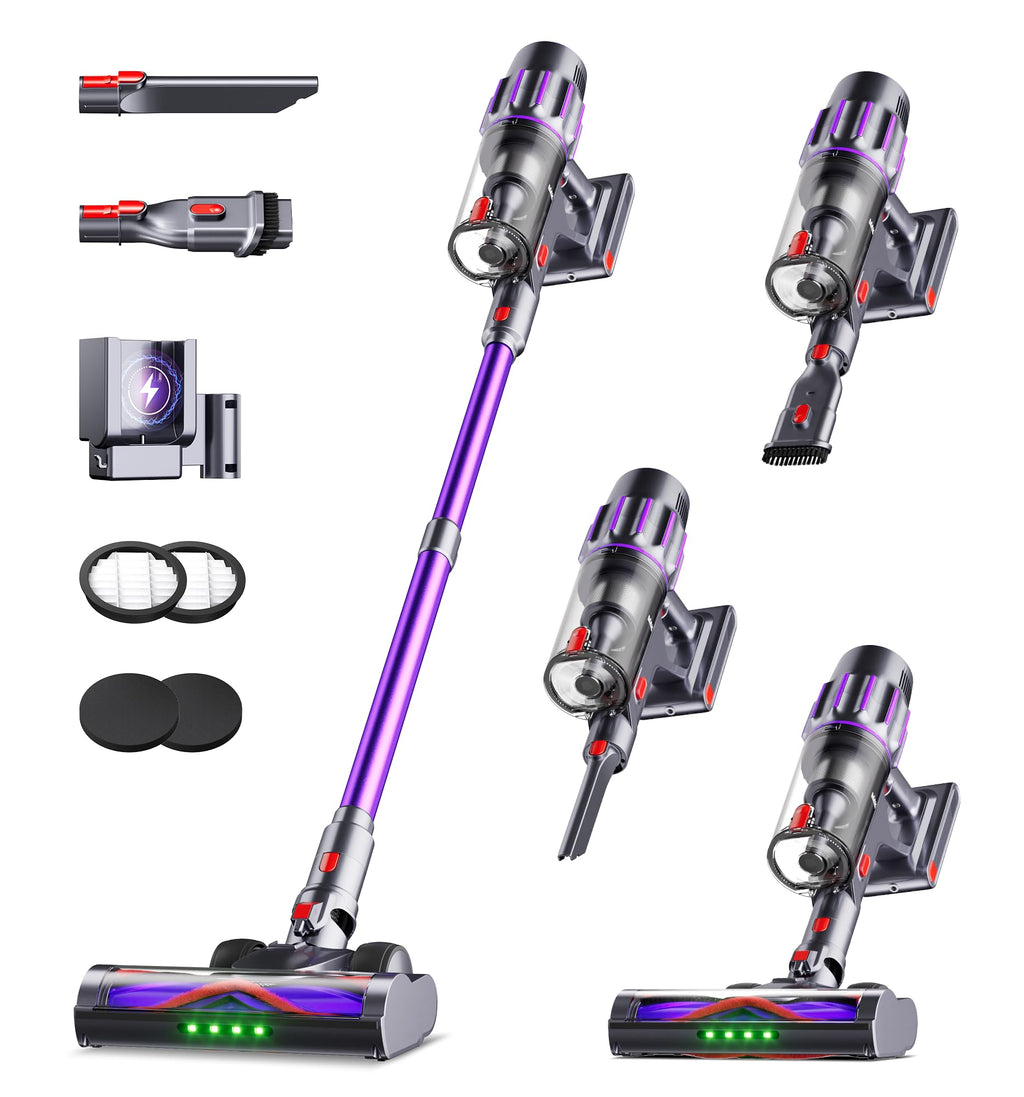 650W 55KPA Cordless Stick Vacuum with Smart Display C76153