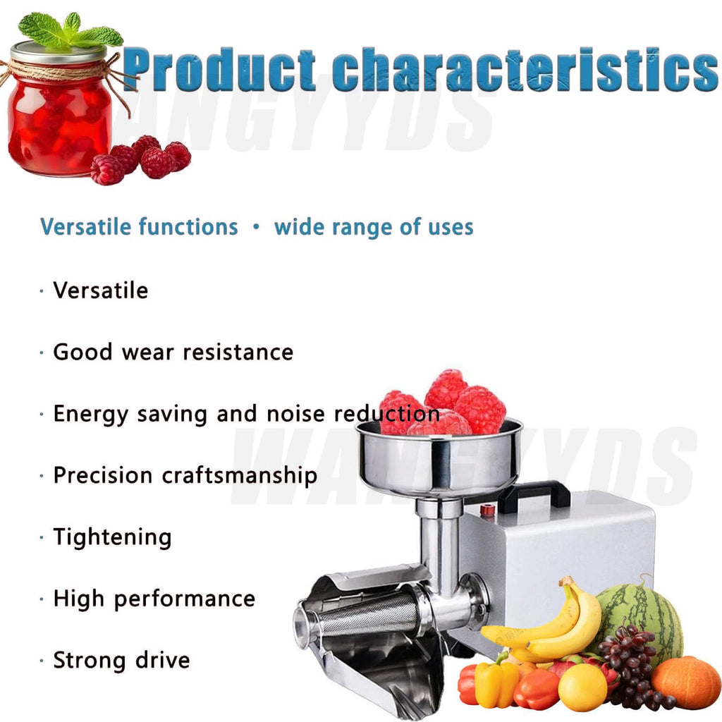 450W Electric Tomato Strainer Stainless Steel A564345