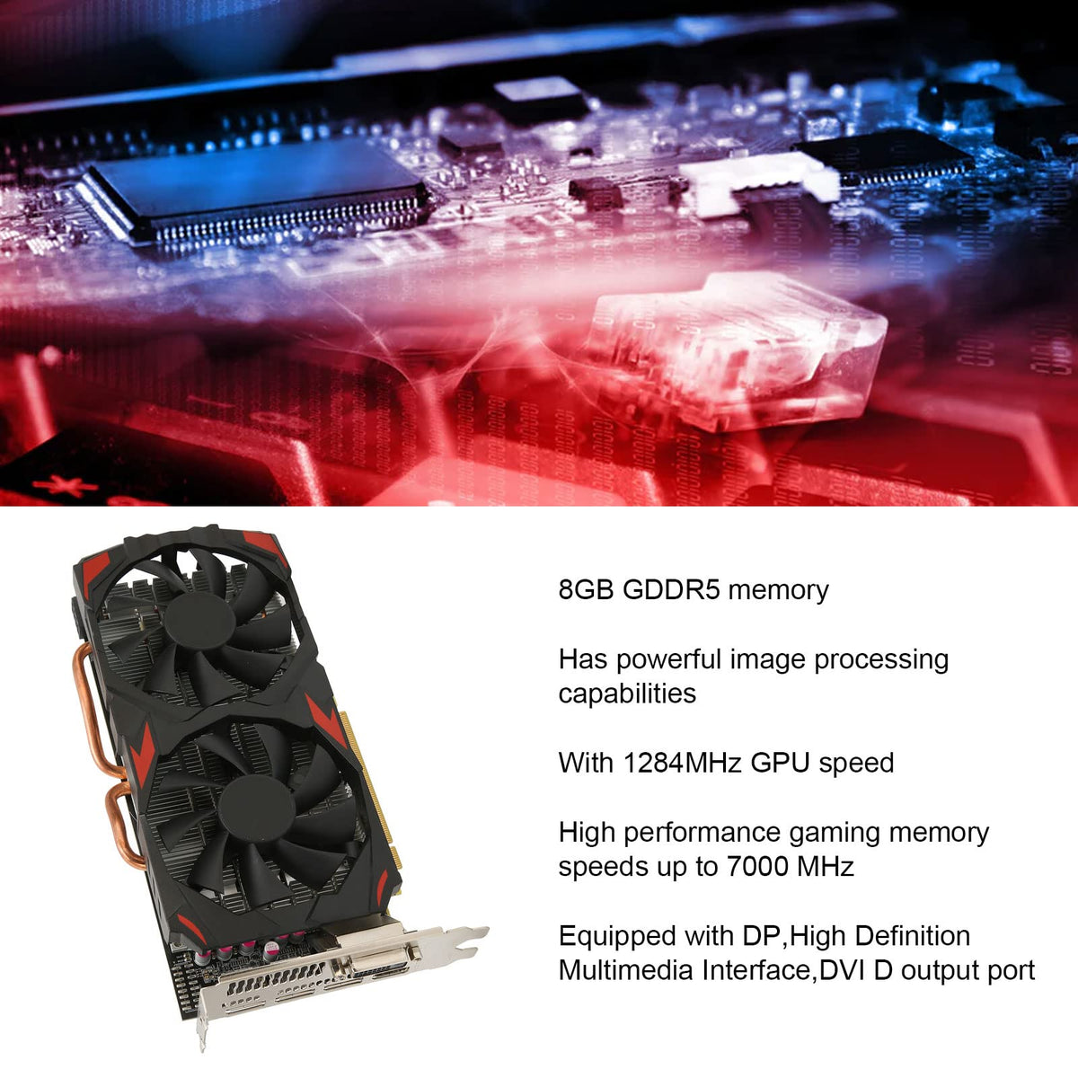 8GB GDDR5 256 Bit PCI Express 3.0 Graphics Card H73612