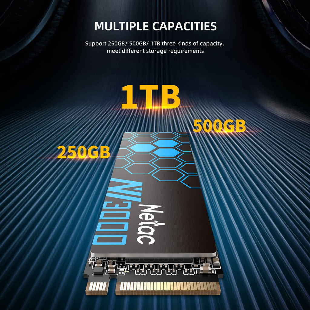 1TB NVMe PCIe Gen3x4 M.2 Internal Solid State Drive with Aluminum Heatspreader U35358