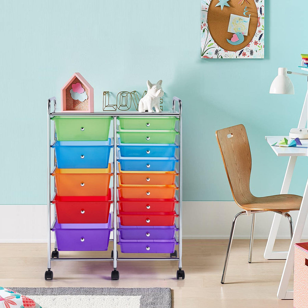 15 Drawer Rolling Storage Cart X32466