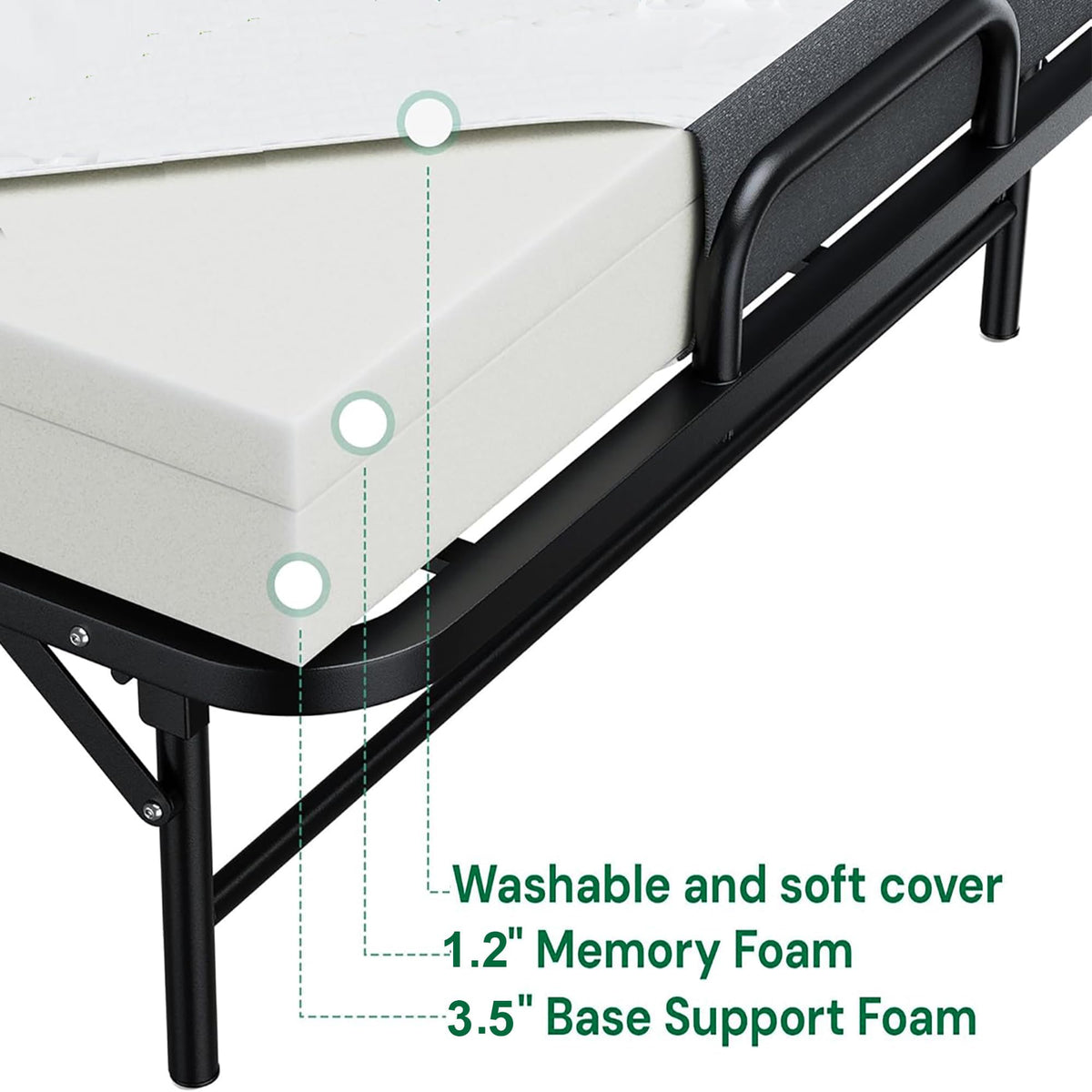 75"x38" Folding Bed O32060