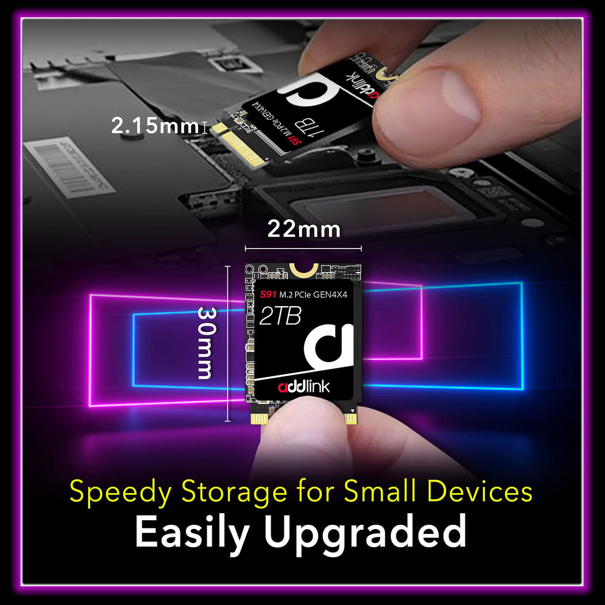 2TB 2230 NVMe PCIe Gen4x4 Internal SSD L353