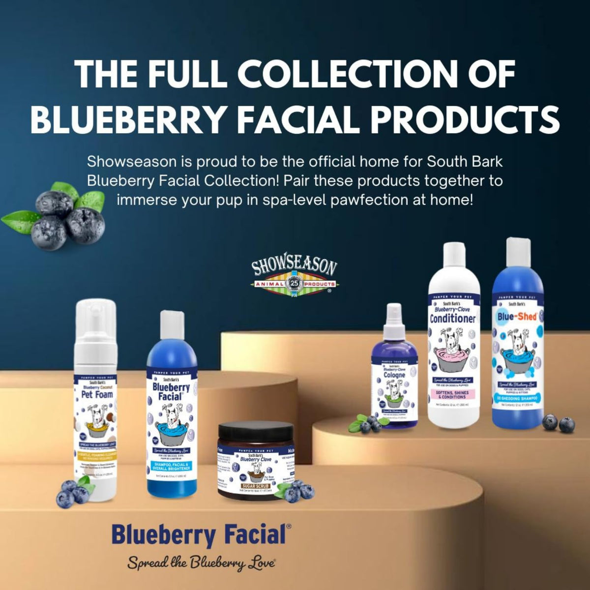 Blueberry Pet Shampoo 12 oz J3589