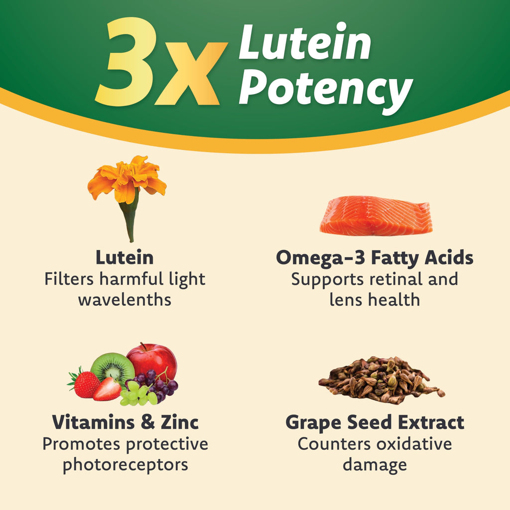 Lutein Omega-3 Liquid Gelcaps Vision Supplement for Small Dogs X77501