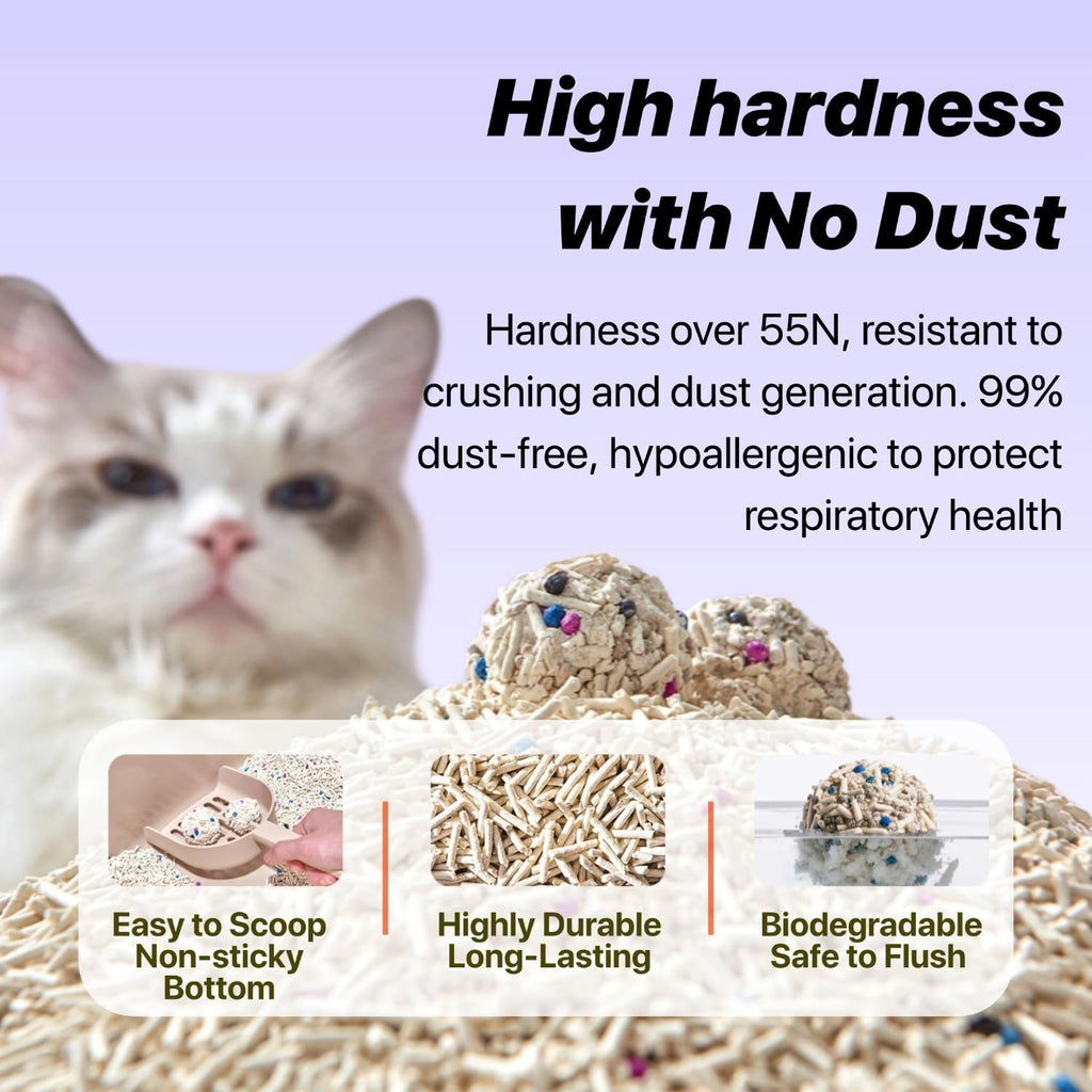 Mixed Tofu Cat Litter 5.5Lb 4 Pack Y687