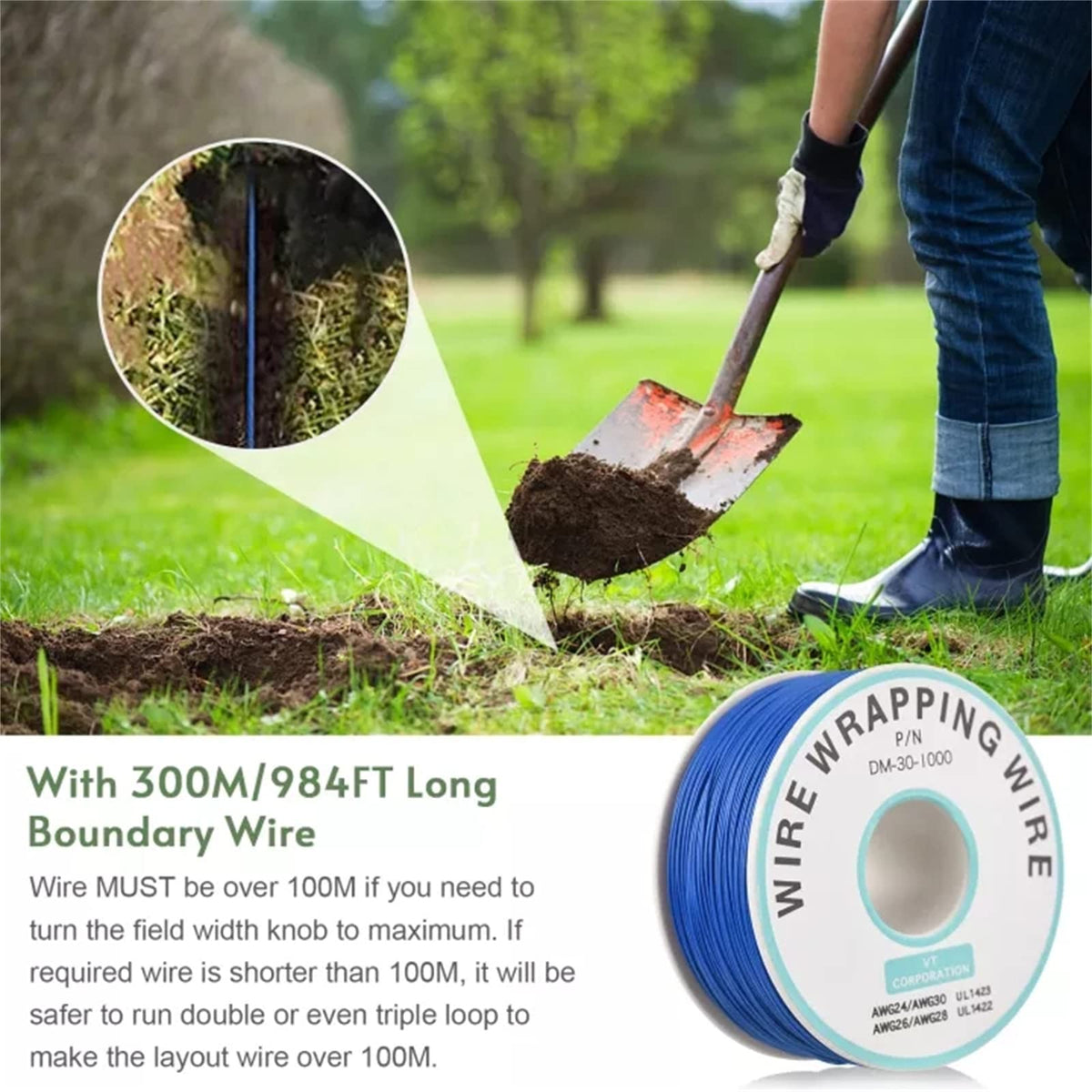 Wireless Electric Dog Fence System, In-ground/Aboveground Pet Containment System H9720