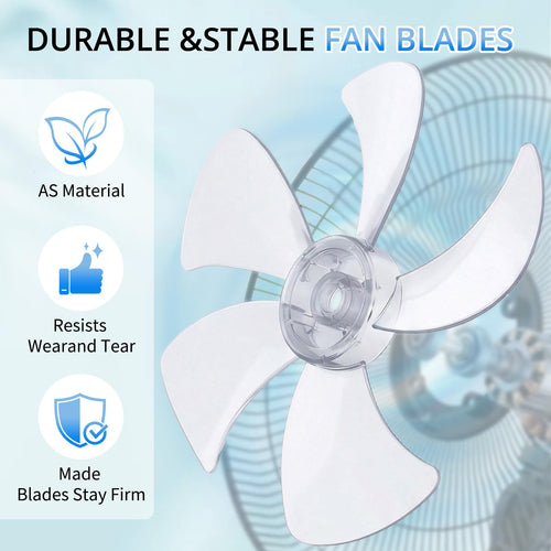 16 inch Oscillating Pedestal Fan with Remote Control, Black P447273