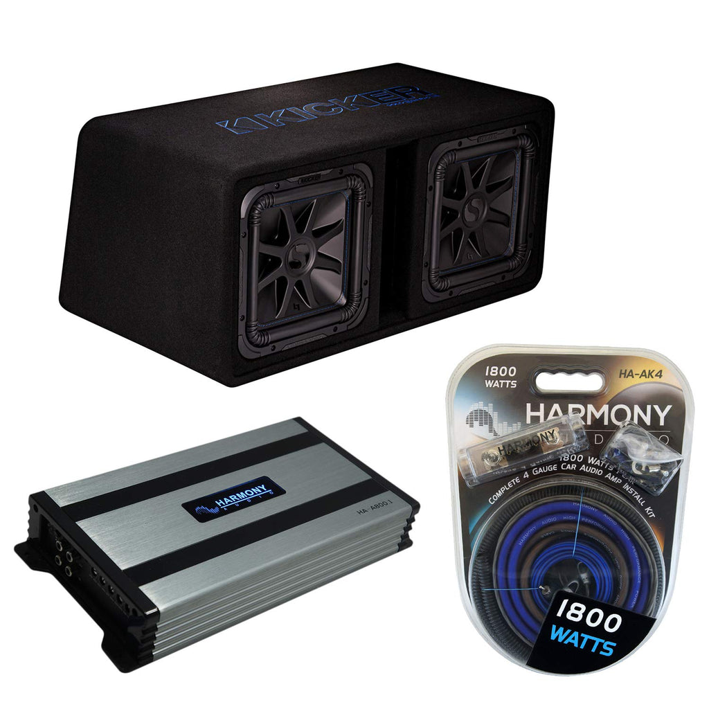 Dual 12" Loaded Sub Box Amp Kit H484638