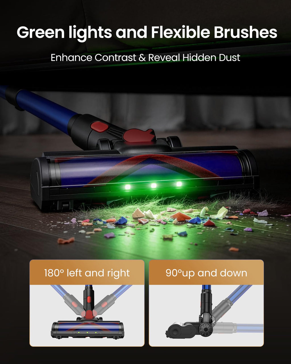 650W 55Kpa Cordless Stick Vacuum Cleaner D213970