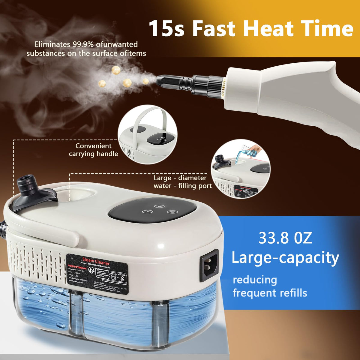 Handheld Steam Cleaner F928