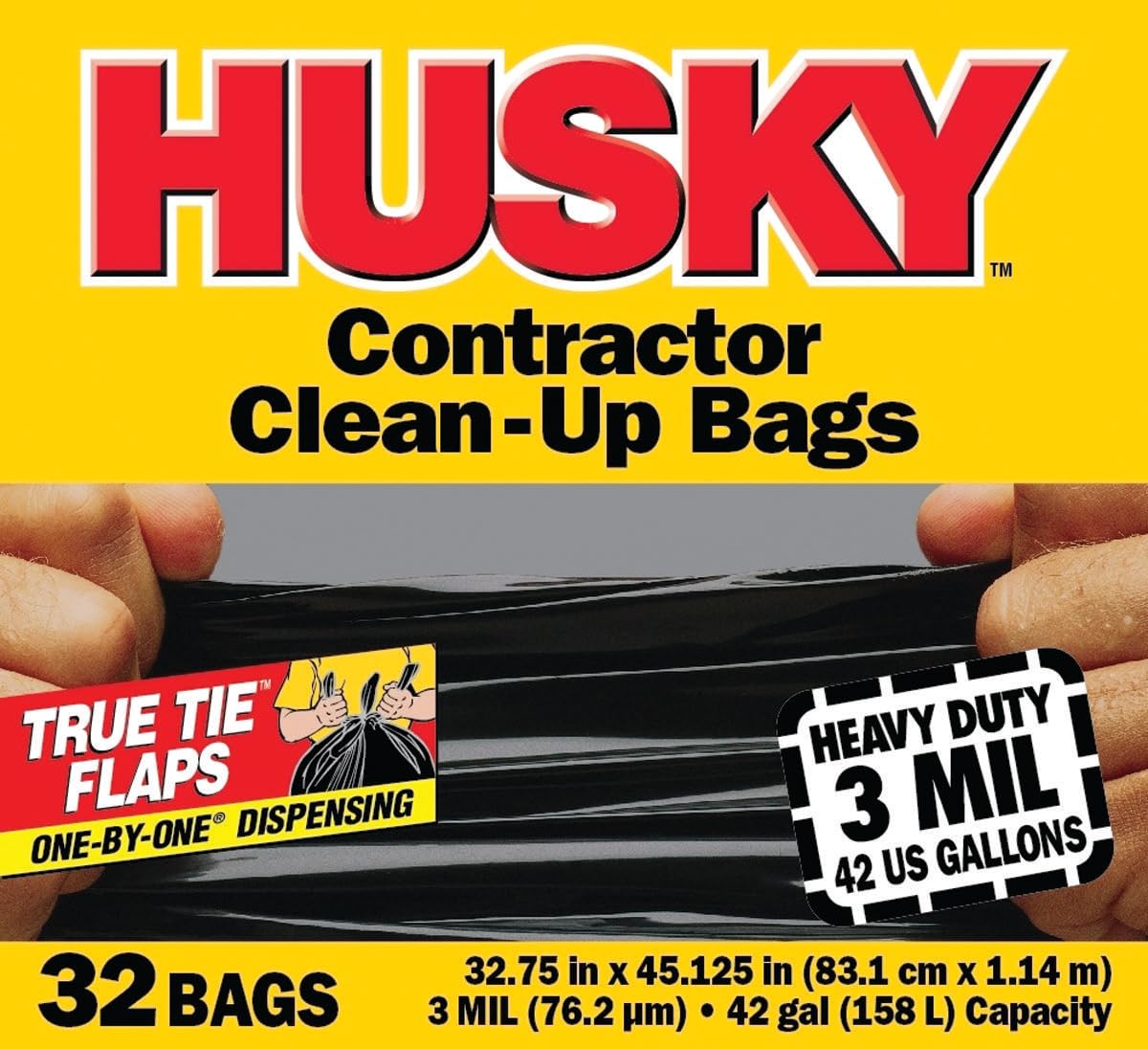 42 gal Black Contractor Bag 32 Count H7106