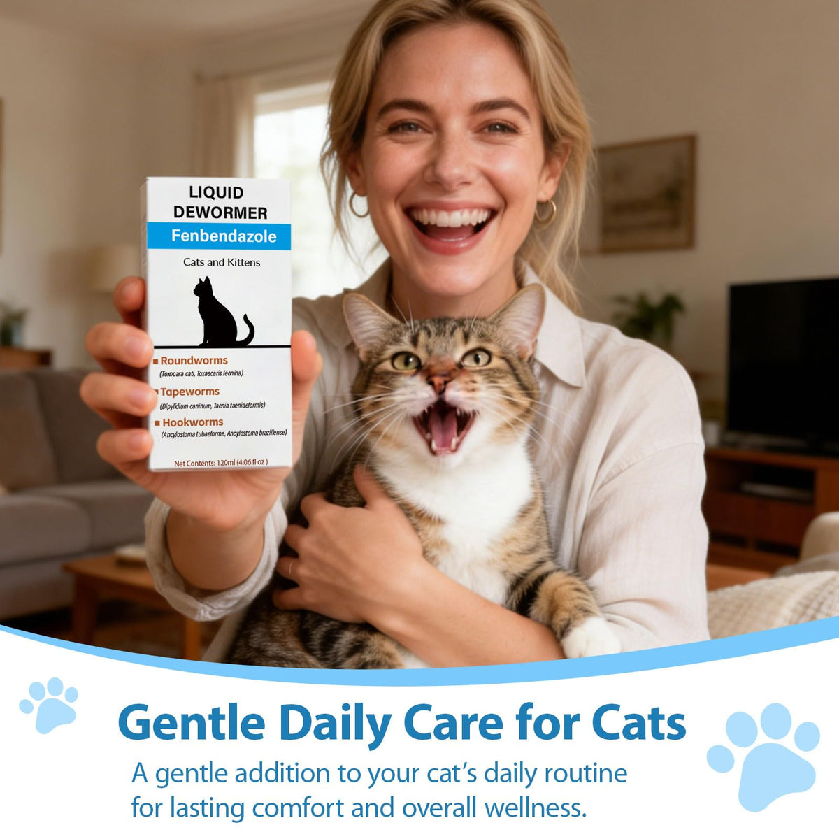 Liquid Dewormer for Cats & Kittens 4.06 oz J417