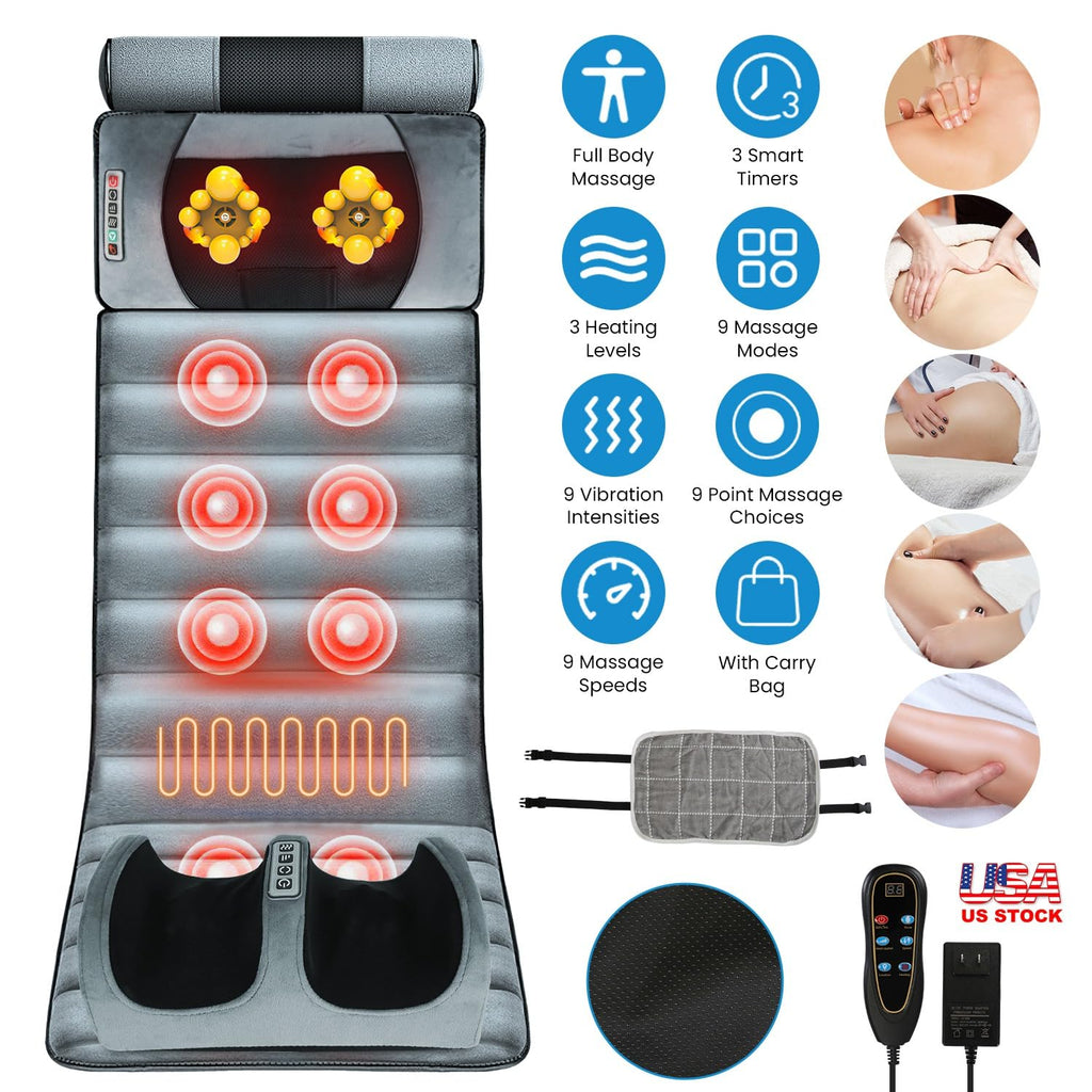 Full Body Massage Mat with Heat Y66073