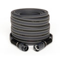 Lightweight Flexible Kink-Free Flat Garden Hose, Grey and Blue, 100-Feet x 3/4-Inch T507