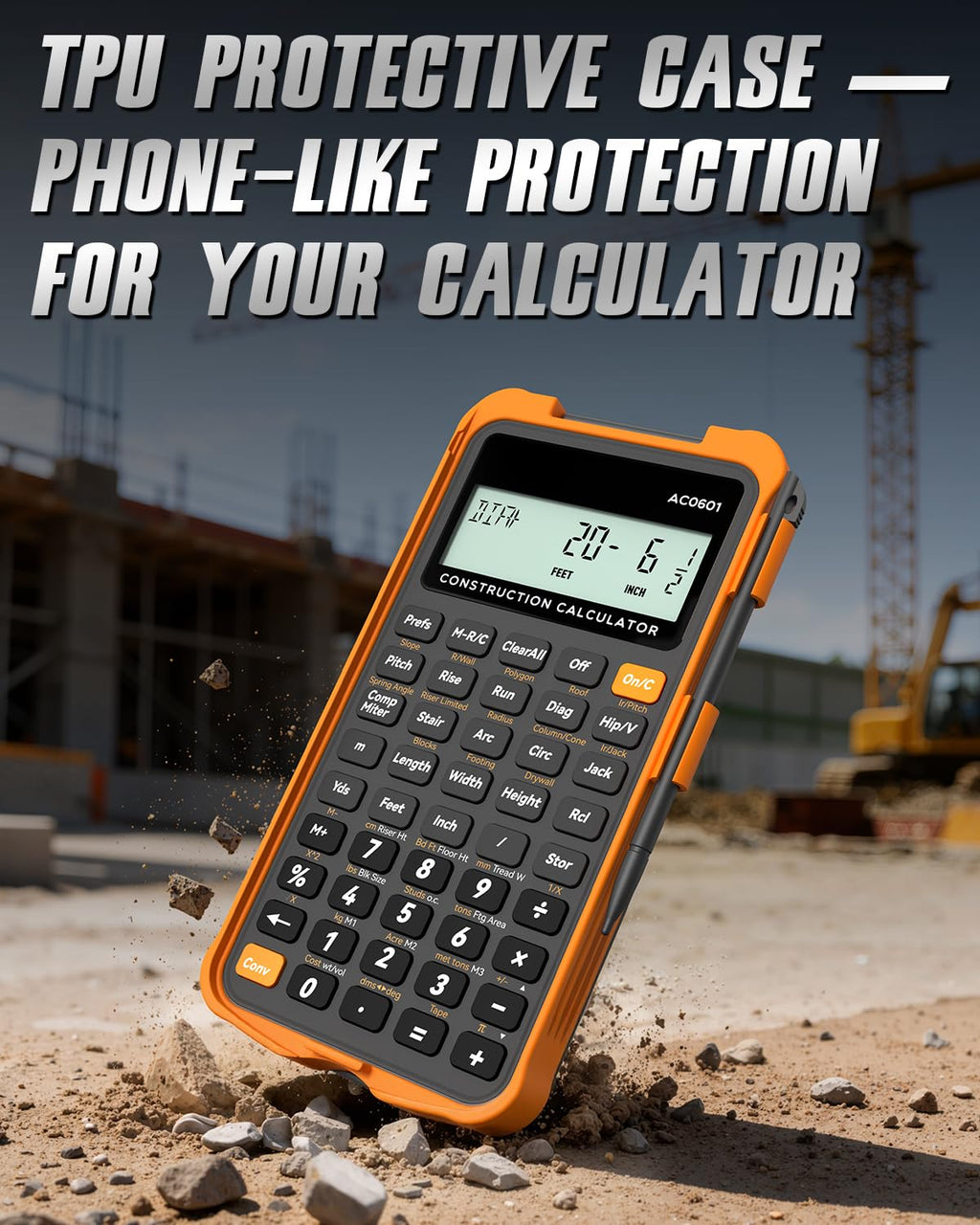 Construction Calculator with Writing Tablet N9934