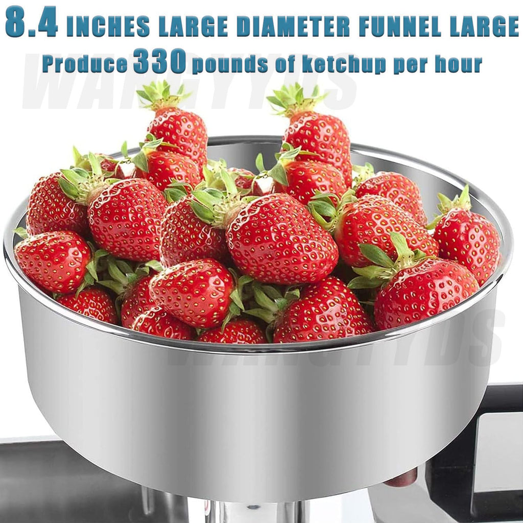 450W Electric Tomato Strainer Stainless Steel A564345